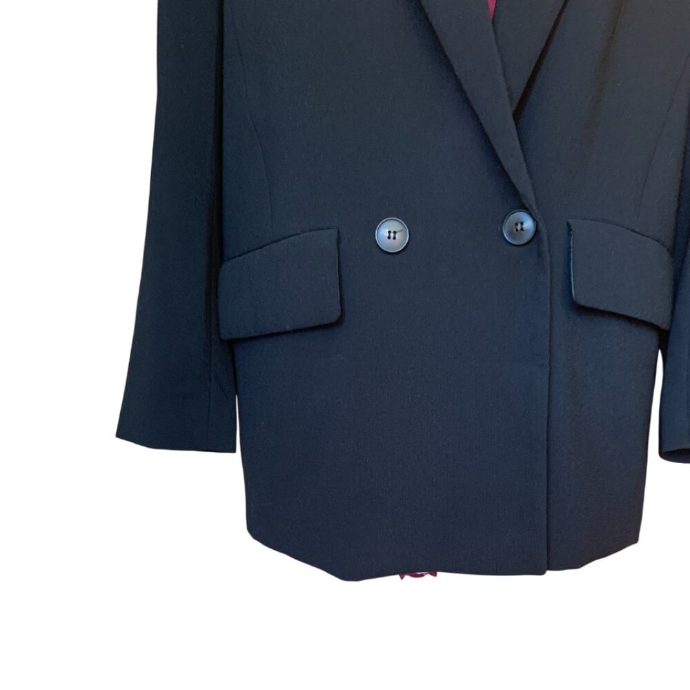 ZARA 🖤 Classic Elegant black oversized blazer - Large - Picture 9 of 12